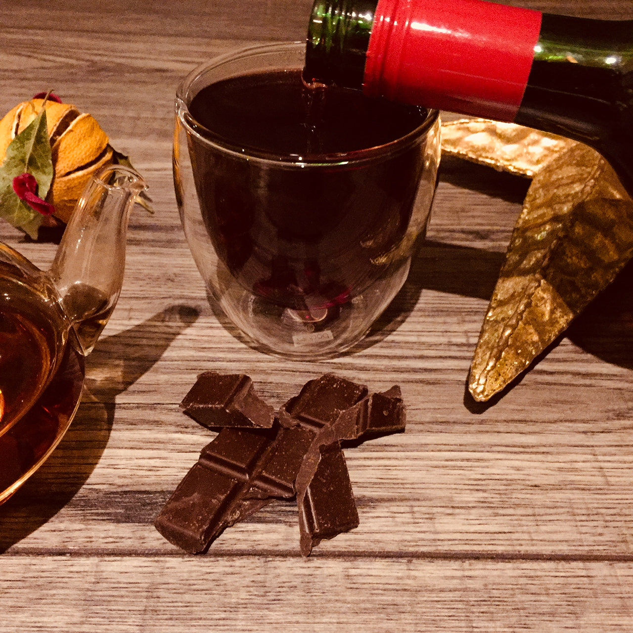 Red wine and chocolate - the BEST Autumn drink