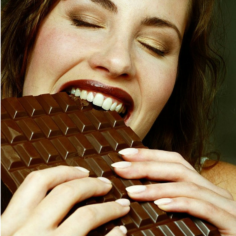 Getting that chocolate fix, totally guilt free!